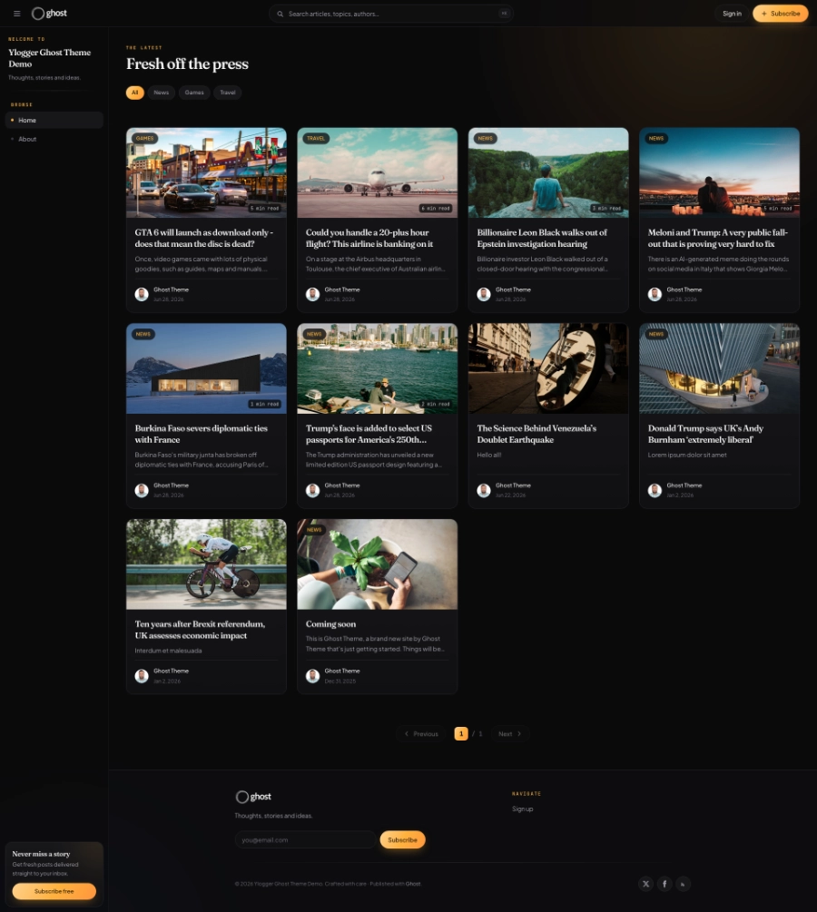 Ylogger Theme
